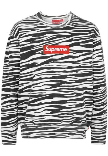 Supreme box logo crew-neck sweatshirt - Nero