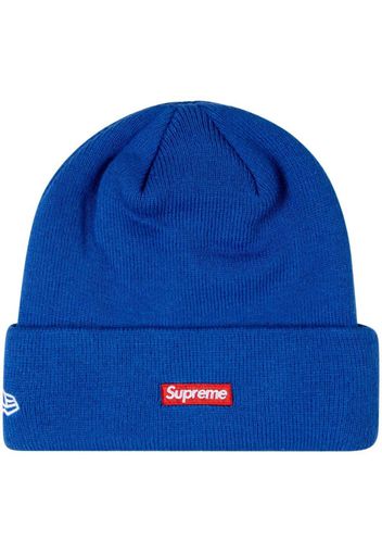 Supreme x New Era S logo beanie hat - Blu