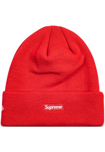 Supreme New Era S Logo beanie hat - Rosso