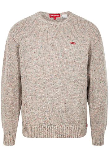 Supreme small box logo speckled jumper - Grigio