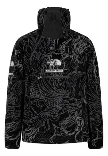 Supreme x TNF Steep Tech fleece pullover - Nero