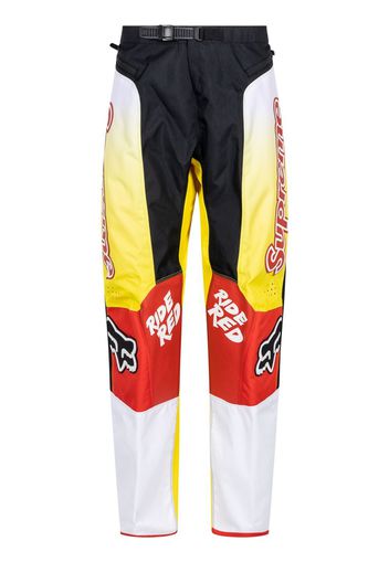 Supreme x Honda & Fox Racing "FW19" Moto pants - Rosso