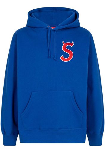 Supreme S logo hoodie - Blu