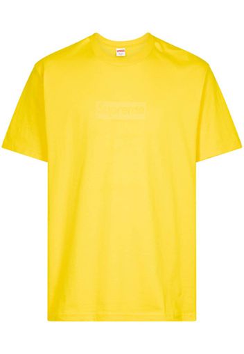 Supreme tonal box logo T-shirt - Giallo