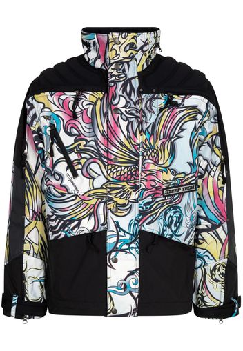 Supreme x The North Face Steep Tech "Multicolor Dragon" Apogee jacket - Nero