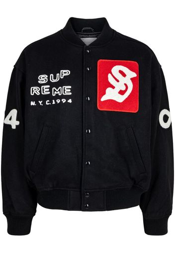 Supreme Tourist varsity "Black" jacket - Nero