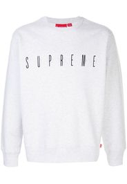 logo embroidered sweatshirt