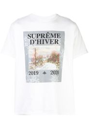 winter print T-shirt