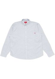 Supreme patchwork Oxford shirt - Bianco
