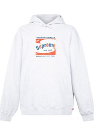 Supreme Shine logo-print hoodie - Grigio