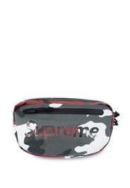 Supreme logo-print belt bag - Grigio