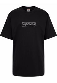 Supreme x KAWS chalk logo T-shirt - Nero