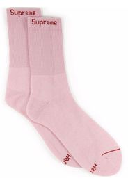 Supreme x Hanes crew 4-pack socks - Rosa