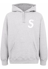 Supreme S logo split hoodie - Grigio