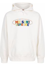 Supreme x Missoni logo-embroidered hoodie "FW21" - Bianco