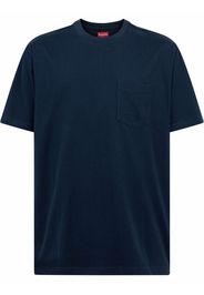 Supreme laser cut S logo pocket T-shirt - Blu