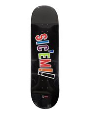 SUPREME x WTAPS Sic'em! skateboard deck - Nero