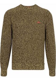 Supreme melange rib knit sweatshirt - Marrone