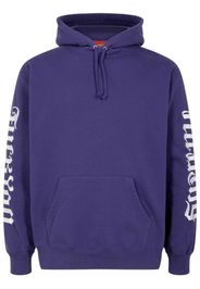 Supreme Ambigram long-sleeve hoodie - Blu