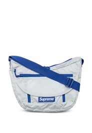 Supreme logo-patch shoulder bag - Grigio