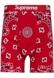 Supreme Boxer con stampa bandana Supreme x Hanes - Rosso