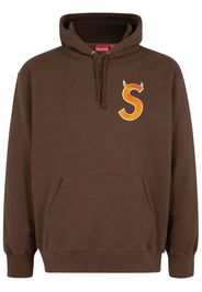 Supreme S logo hoodie - Marrone