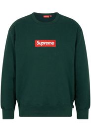 Supreme box logo crew-neck sweatshirt - Verde