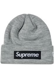 Supreme x New Era box logo beanie - Grigio