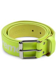 Supreme Repeat leather "Flourescent Yellow" belt - Verde