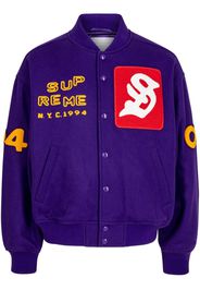 Supreme Tourist "Purple" varsity jacket - Viola