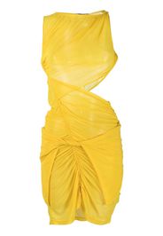 Supriya Lele twist-detail minidress - Giallo