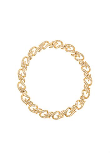 Collana anni 80 Vintage Elizabeth Taylor Crystal Collar