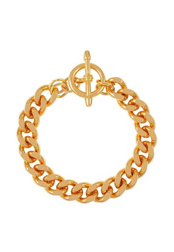 Susan Caplan Vintage Bracciale a maglia barbazzale anni '80 - Oro