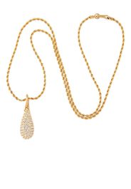 Susan Caplan Vintage Collana a catena con strass anni '90 - Oro