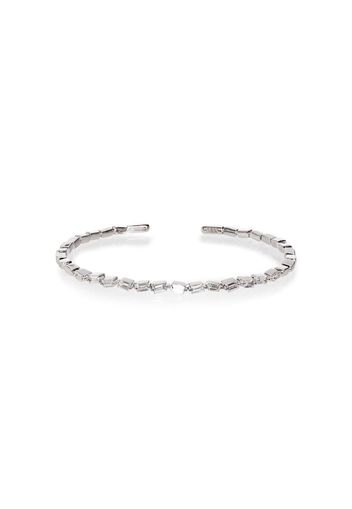 Bracciale rigido Fireworks in oro bianco 18kt con diamanti