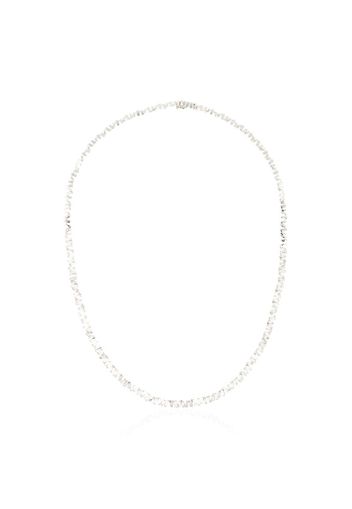 Collana in oro bianco 18kt con diamanti