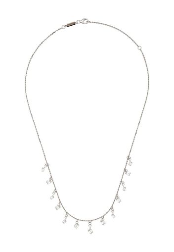 Suzanne Kalan Collana Cascade in oro bianco 18kt con diamanti - Argento