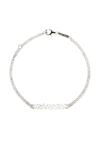 Suzanne Kalan Bracciale a catena in oro bianco 18kt e diamanti - Argento