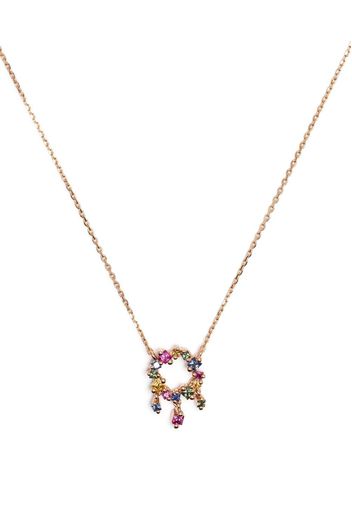 Suzanne Kalan 18kt rose gold sapphire necklace - Oro