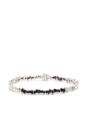 Suzanne Kalan Bracciale in oro bianco 18kt con zaffiri - Argento