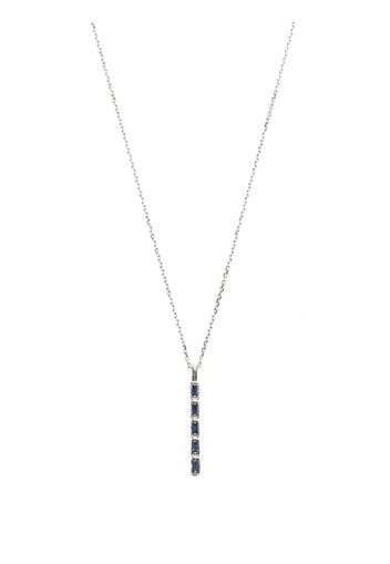 Suzanne Kalan 18kt white gold sapphire necklace - Argento