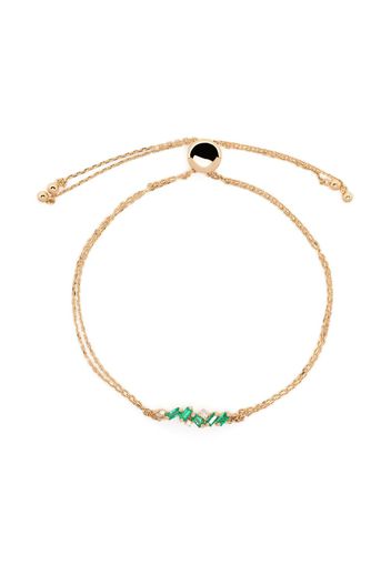 Suzanne Kalan Bracciale Willow in oro giallo 18kt con smeraldi