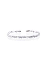 18K white gold and diamond Fireworks Classic baguette bangle