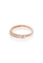 18K rose gold Half Eternity diamond ring