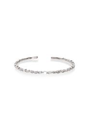 Bracciale rigido Fireworks in oro bianco 18kt con diamanti