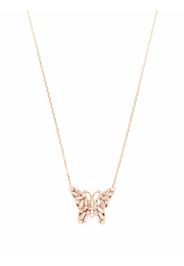 Suzanne Kalan Collana Butterfly in oro rosa 18kt con diamante