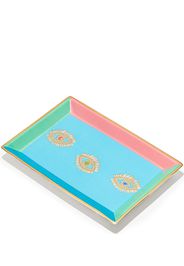 Suzanne Kalan graphic-print porcelain tray - Toni neutri