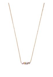 Suzanne Kalan Collana Fireworks in oro rosa 18kt con zaffiro e diamanti