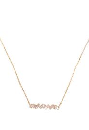 Suzanne Kalan 18K yellow gold diamond bar necklace - Oro