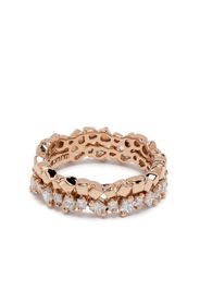 Suzanne Kalan Anello a fascia Eternity in oro rosa 18kt con diamanti